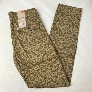 Levi's Slim Straight Cargo Pants Khaki Camo